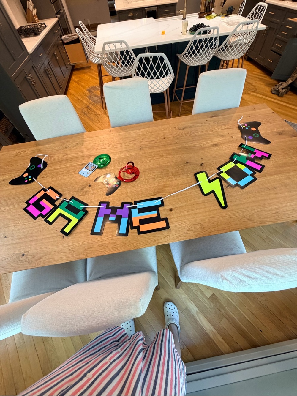 Birthday decorations- gaming theme. Like new